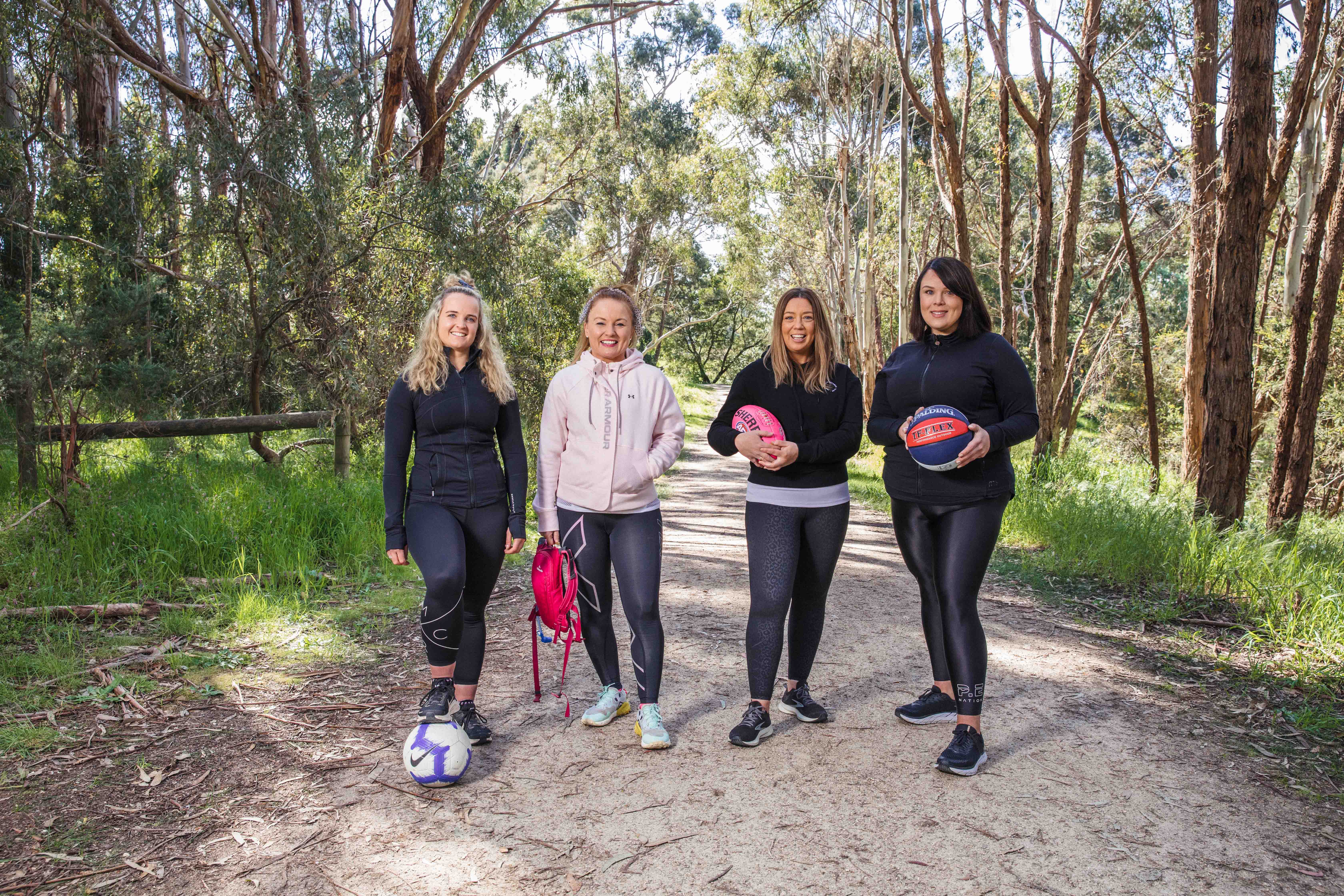 City of Ballarat’s Active Women and Girls Strategy photoshoot in 2021.