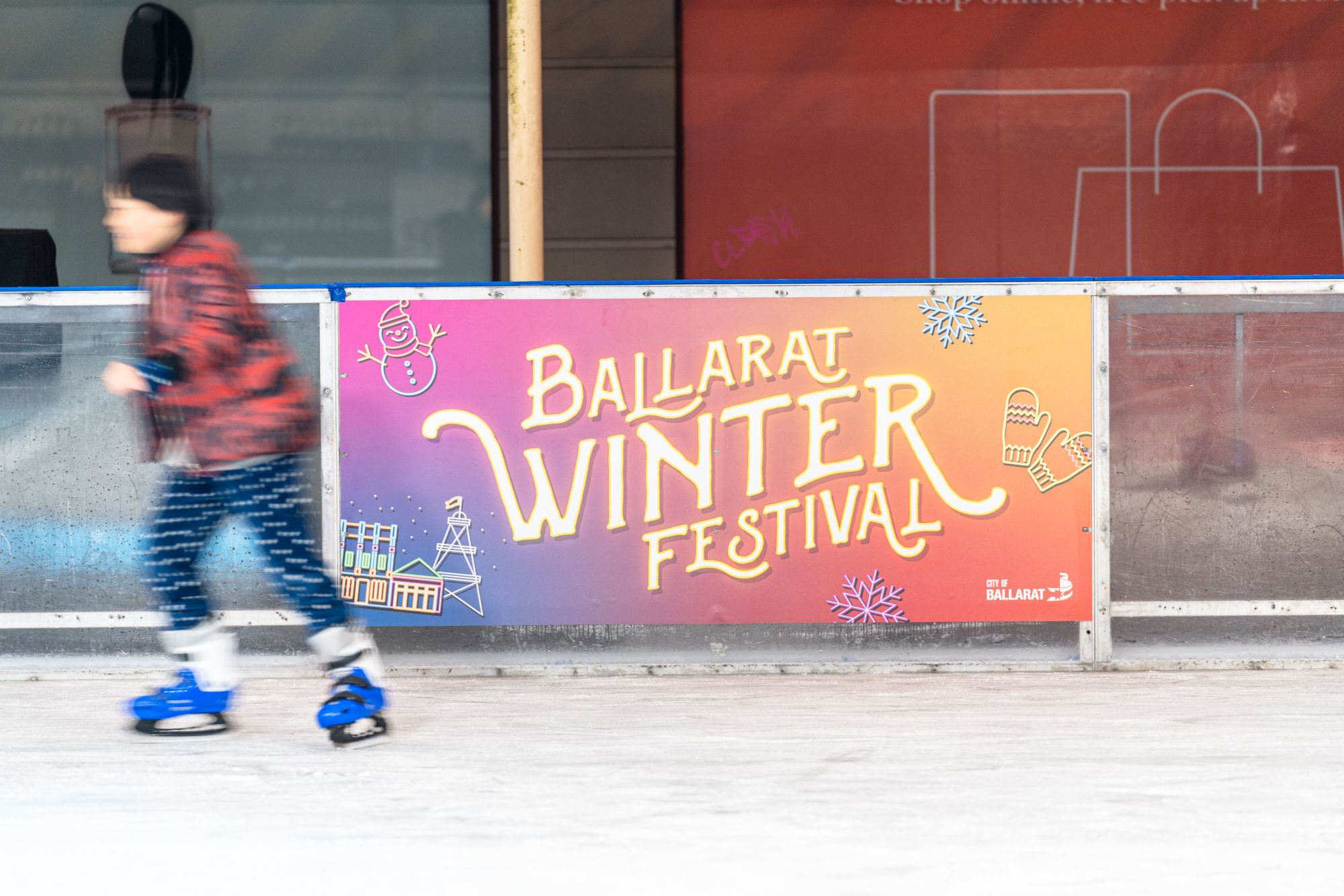 Ballarat Winter Festival generic ice-skating photo.