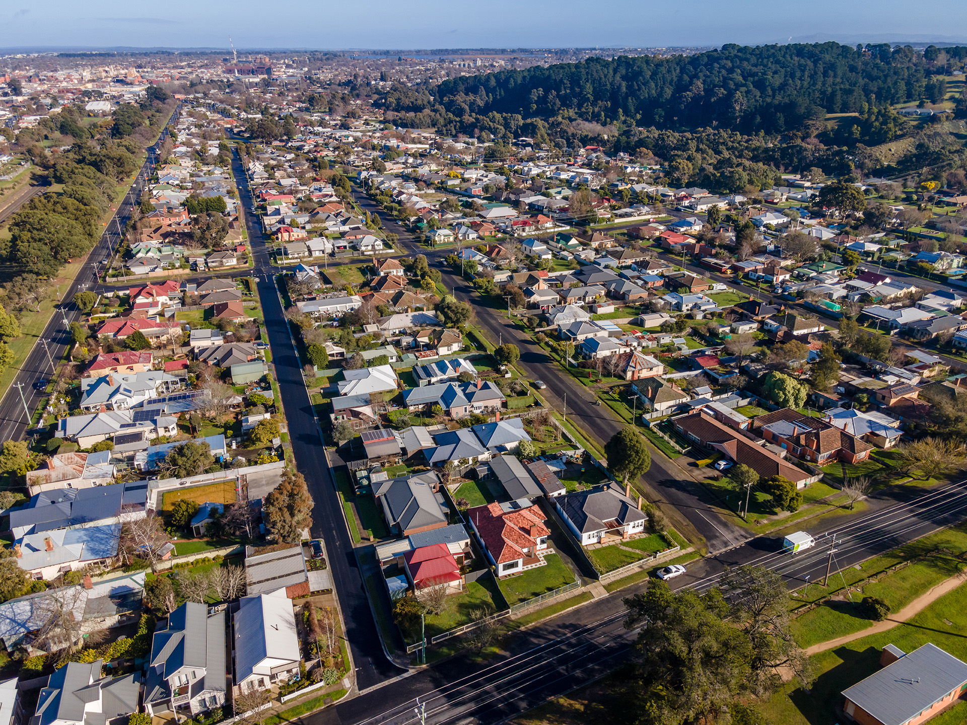 Generic image of Ballarat from above