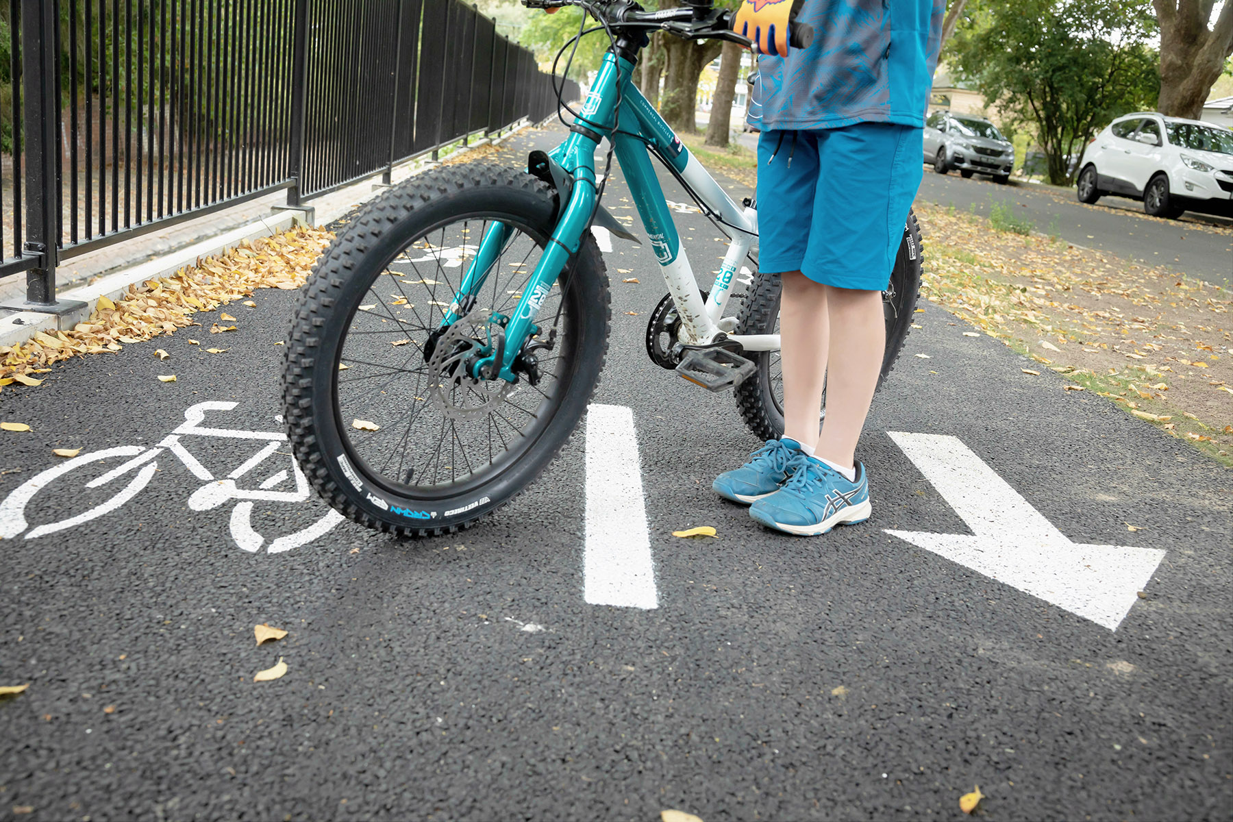 Generic image of bike and bike path