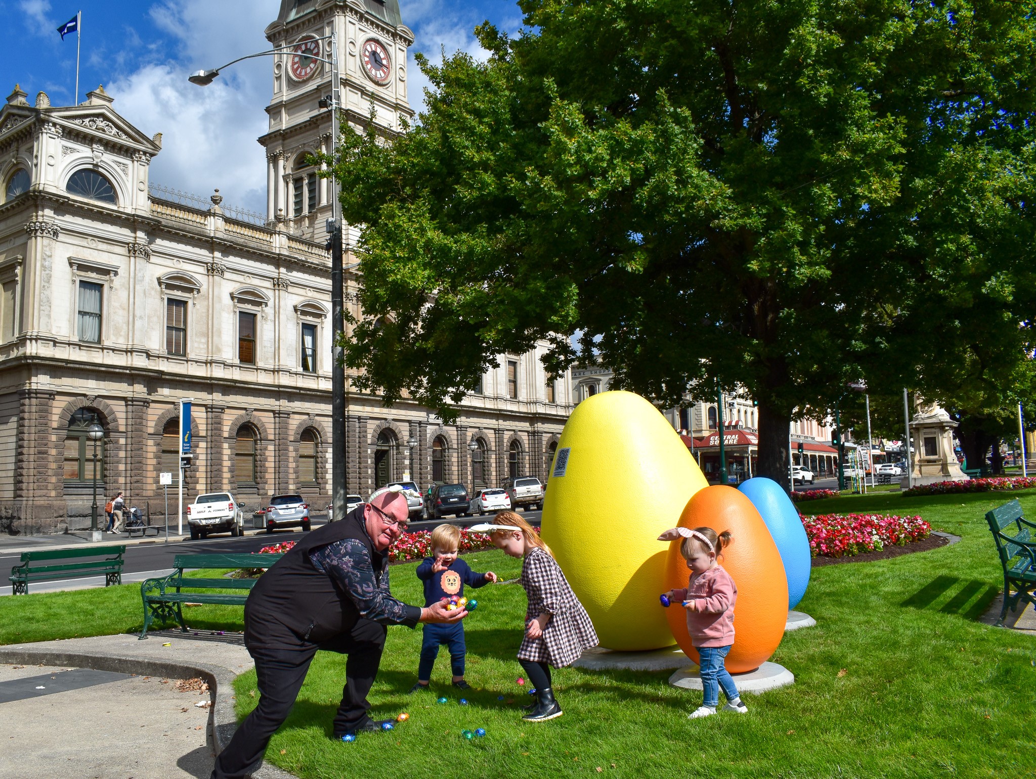 Giant Easter Eggs in Ballarat