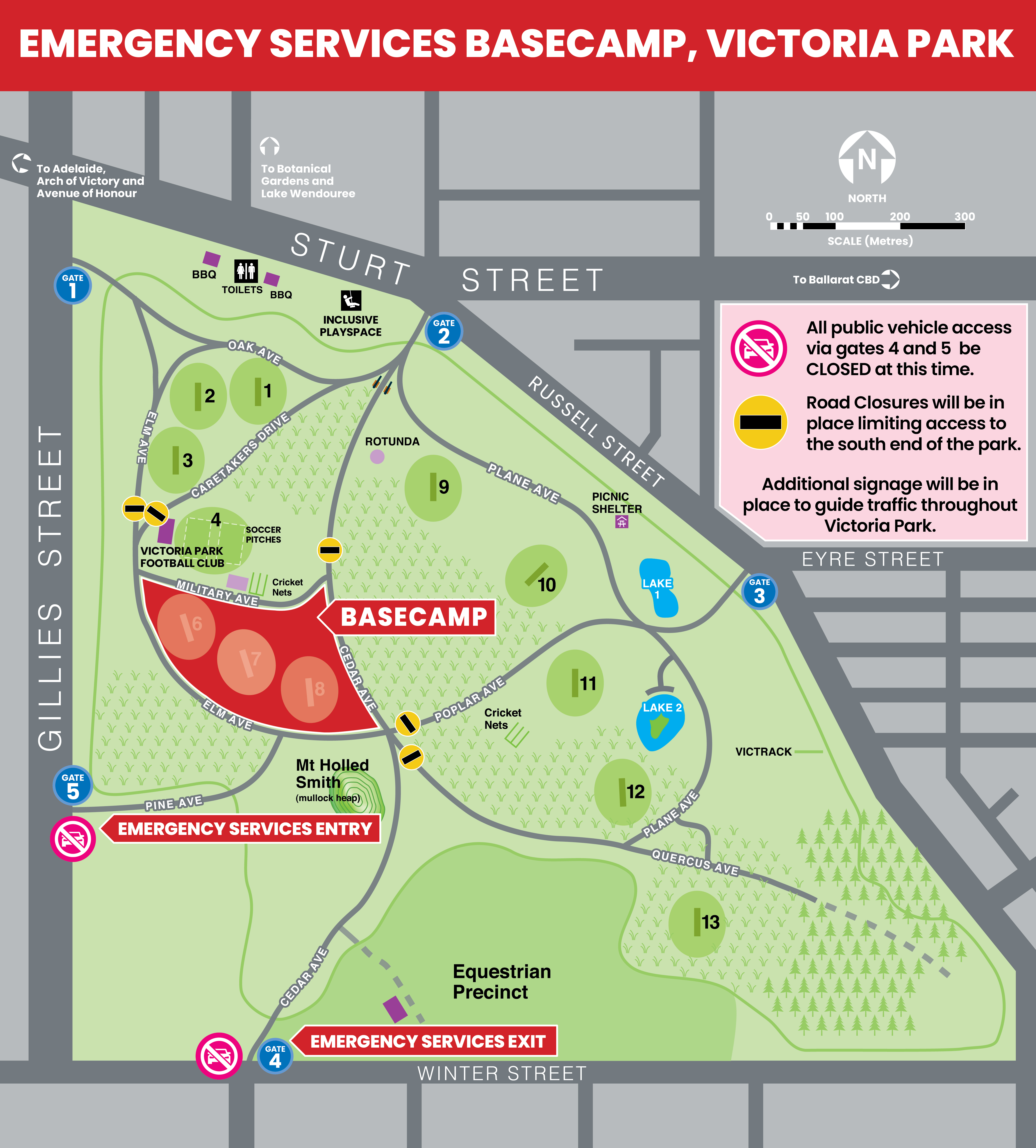 Map of Victoria Park