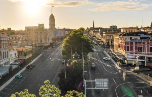 View of Sturt Street, Ballarat looking west, from the City of Ballarat Council Plan 2021-2025