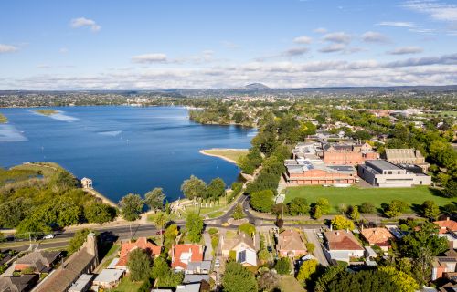 Lake Wendouree from above