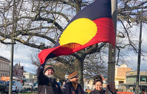 NAIDOC Week begins with a flag raising ceremony