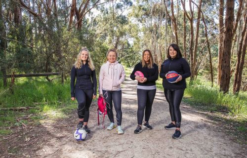 City of Ballarat’s Active Women and Girls Strategy photoshoot in 2021.