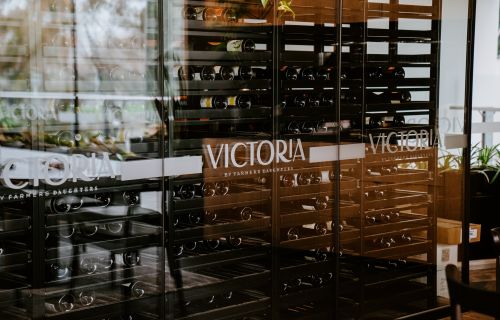 Generic photo of wine and glass screen Victoria by Farmers Daughters