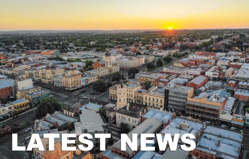 Areal photo of ballarat