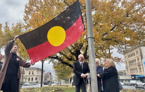 Aboriginal Flag raising to mark Reconciliation Week