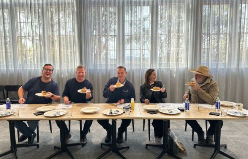 Generic image of panel of food judges Ballarat Best Pie 