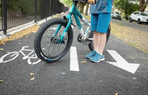 Generic image of bike and bike path