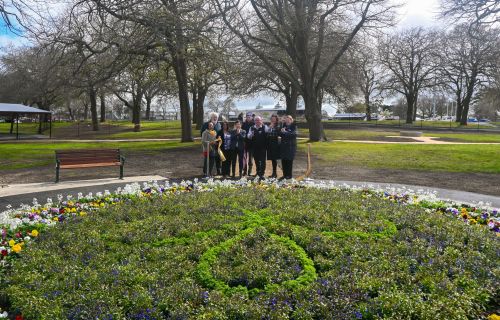 Generic image of the opening of the Intercultural Garden