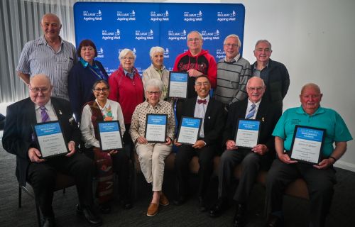 The winners from the 2024 Ballarat Seniors Awards.