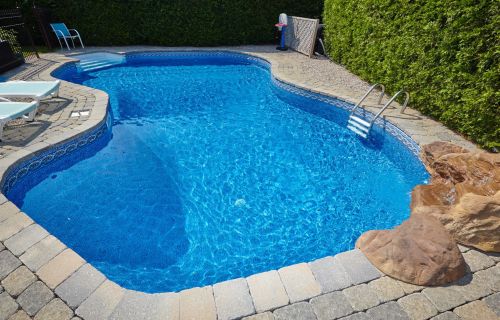 Image of a backyard pool
