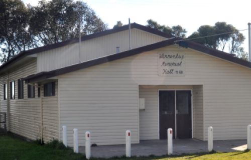 Warrenheip Memorial Hall front of building