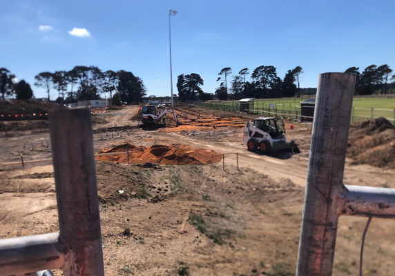 Construction at Wendouree West Community Hub