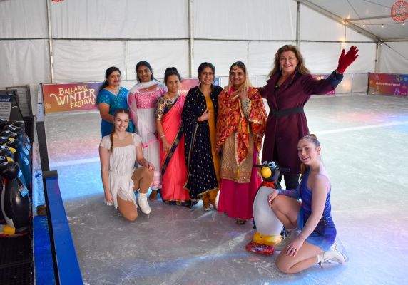 Ice-Rink building up to Bollywood finale