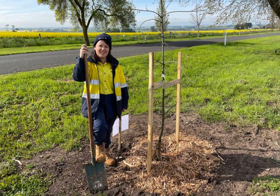 City of Ballarat natural resource officer Mel Halliday.