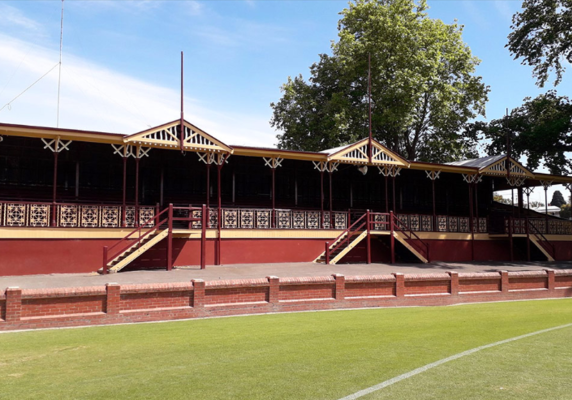 Eastern Oval grandstand