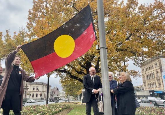 Aboriginal Flag raising to mark Reconciliation Week