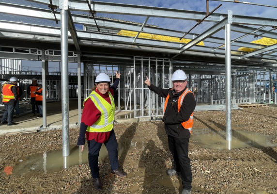 Member for Wendouree, Juliana Addison with City of Ballarat Mayor, Cr Des Hudson