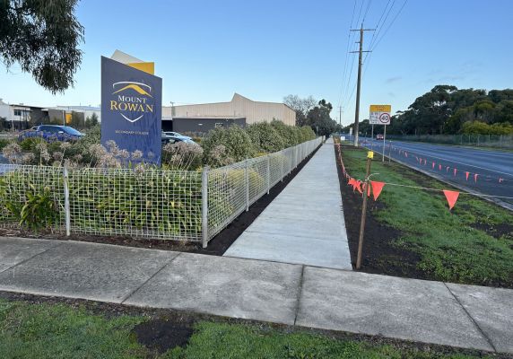 Generic image of new footpath in Wendouree