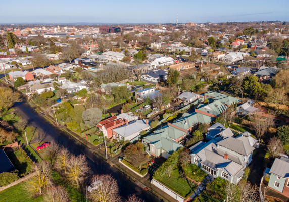 Generic image of residential area of Ballarat