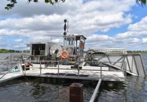 Ballarat's new Lake Weed Harvester takes to the water 