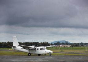 Generic photo airplane on a runway