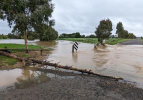 Parts of Miners Rest flooding last week